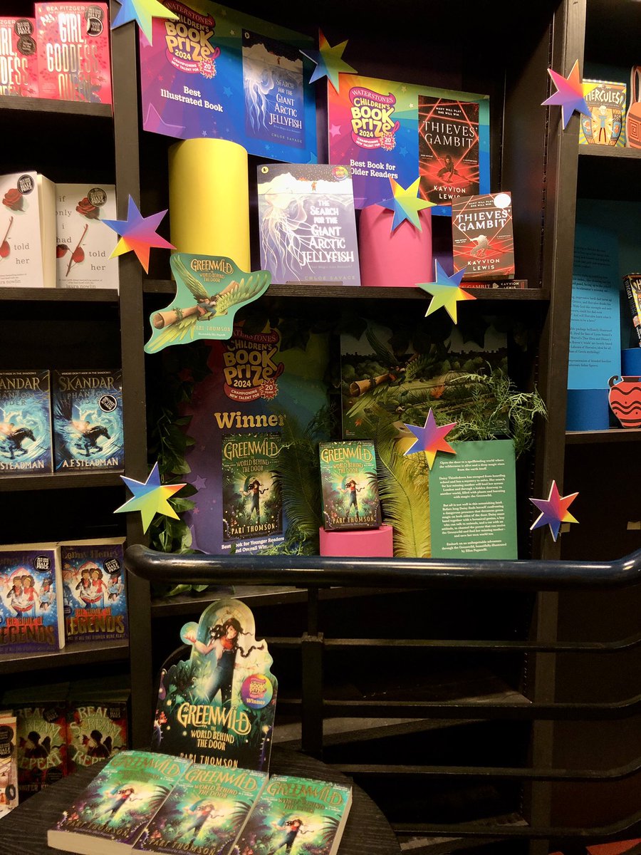 I’ve been on a sneaky mid-week tour of central London @Waterstones stores - and seen some amazing displays! Signed copies of #Greenwild now in @gowerst_books, @WaterstonesCovG, @WaterstonesTraf, @wstonesholborn & @ @WaterstonesTCR 📚 Thank you, lovely booksellers! 💚🌸