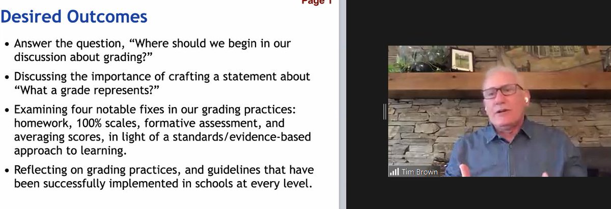 Tim Brown @SolutionTree recently joined the WASA PLC at Work Cohort #2 and focused on refining our grading practices that most accurately reflect student learning and provide meaningful feedback to our students.  #Educators #PLCatWork