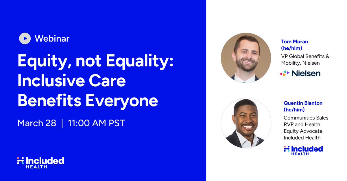 🖥️ Join us tomorrow with @Nielsen to discuss building an elevated #EmployeeBenefits strategy that goes beyond conformity: how to analyze the needs of your workforce & how to carve out inclusive programs tailored to specific communities. Register here: conference-board.org/webcast/specia…