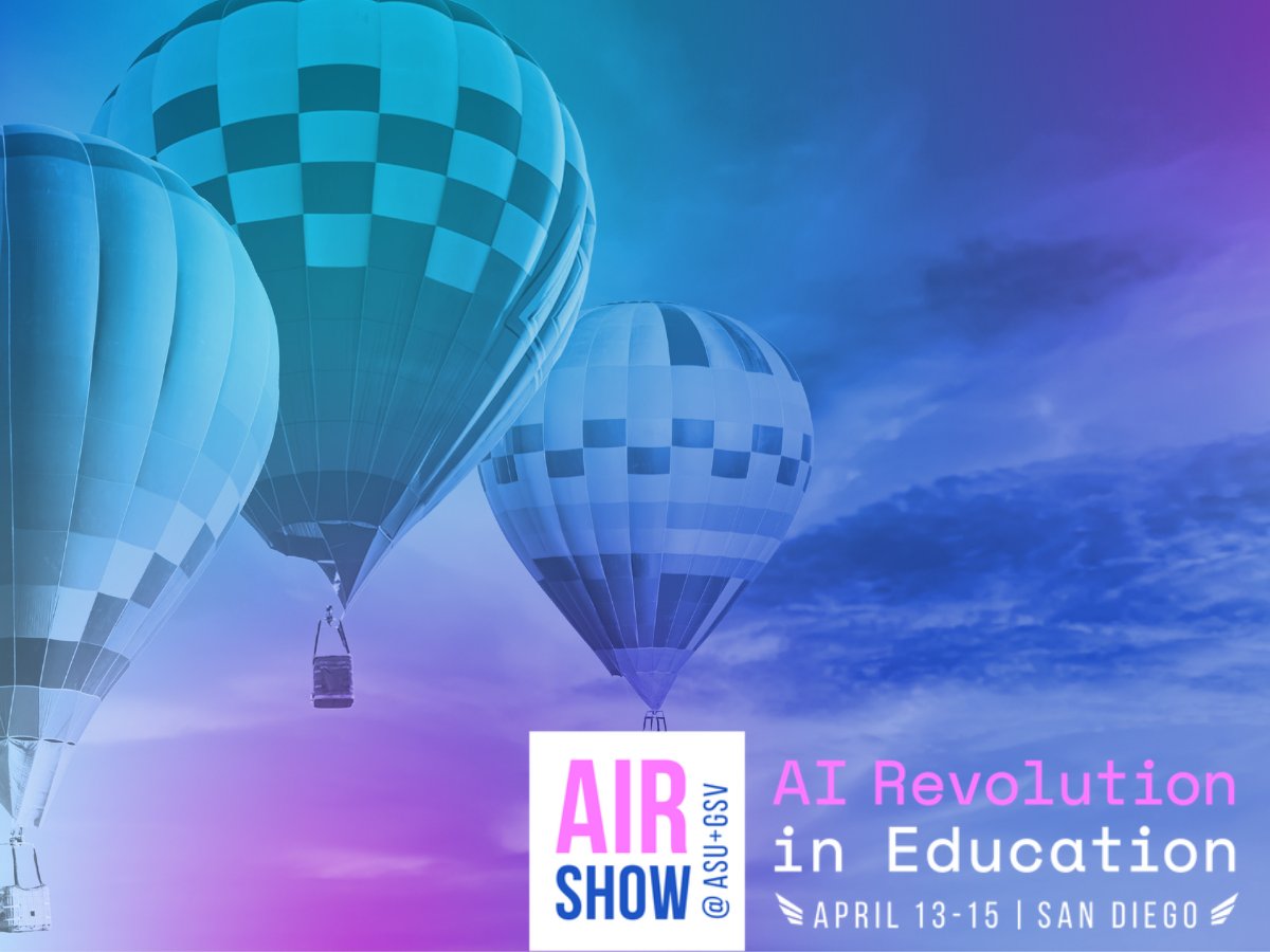 From April 13–15 immerse yourself in the world's largest event at the forefront of the Artificial Intelligence (AI) Revolution in Education. Join us for hands-on STEM activities on the convention floor. Let's shape our future together! #2024AIRShow bit.ly/3VwJzyJ