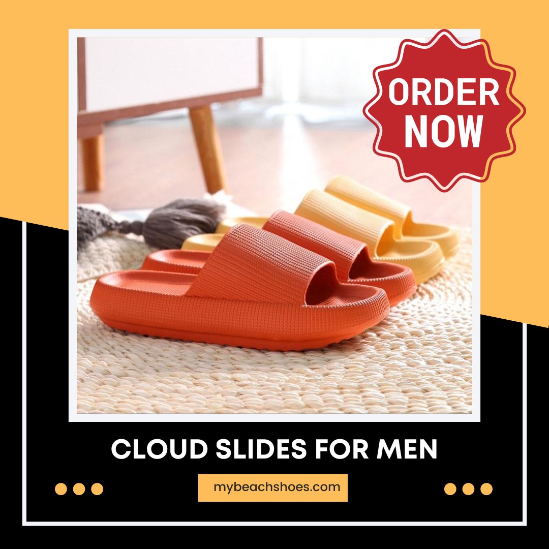 Step into comfort and style with our Cloud Slides for Men from My Beach Shoes! ☁️👟 Perfect for beach days or lounging by the pool, these slides offer unbeatable comfort with their cloud-like cushioning.
Shop Now: mybeachshoes.com/collections/sh…
#mybeachshoes #cloudslides #mensfootwear