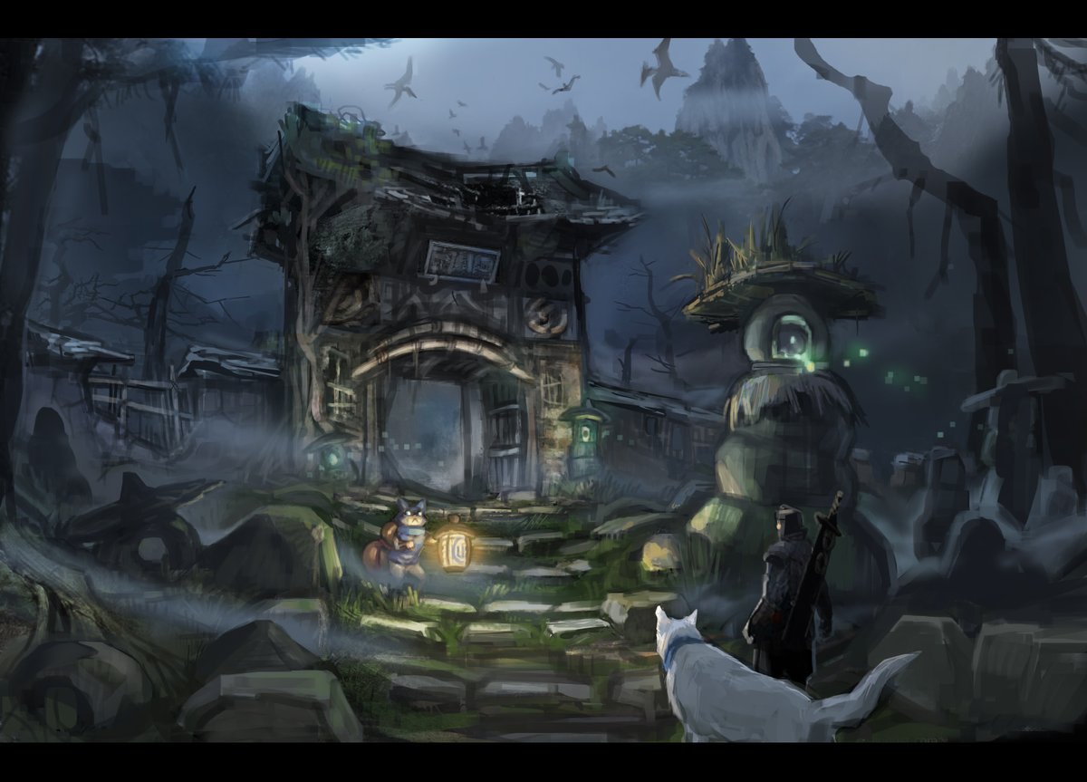 MonHunHispano's tweet photo. Dentro de las densas nieblas de esta primera versión del Templo Olvidado, los monstruos acechan en la oscuridad... #MHRise 

- @monsterhunter https://t.co/7YagaU4VII