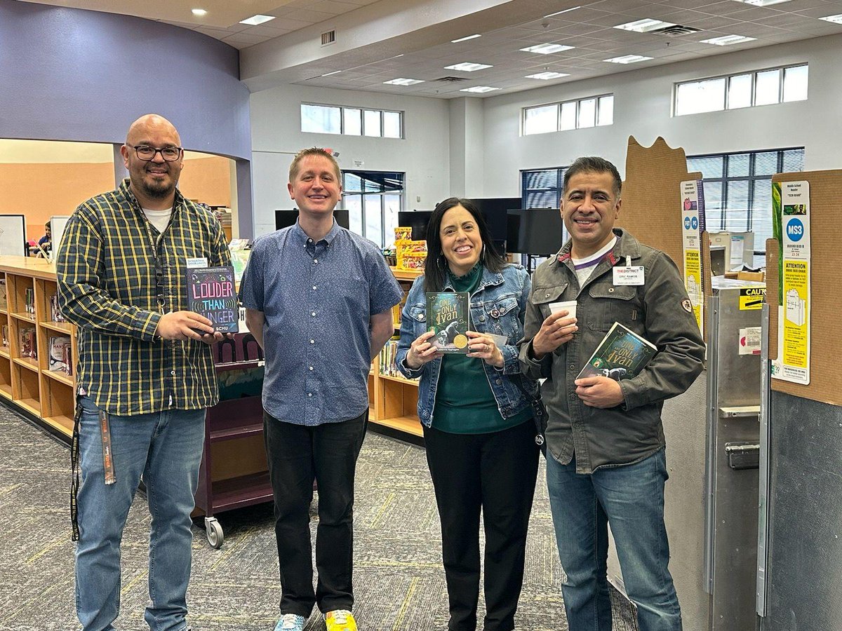 Big thanks to @ParklandLibrar1 for inviting @NSES_Library and me to witness the amazing @MrSchuReads engaging with kids! Seeing their enthusiasm for books was incredible. Countless kids left with books, autographs, and memorable stories thanks to Mr. Schu @YISDLibServices