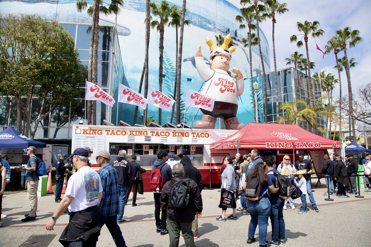 GPLongBeach's tweet photo. Here’s to 50 years of King Taco and 30 years of our partnership!🌮🤝🏎️ #AGPLB 

For 50 years, @KingTacoFan has been a mouthwatering fixture in L.A. County… you’ll never guess how founders Raúl and Maria Martinez got their start.

Find out at https://t.co/Na6GfMp4gN https://t.co/vPiTN7FkyF