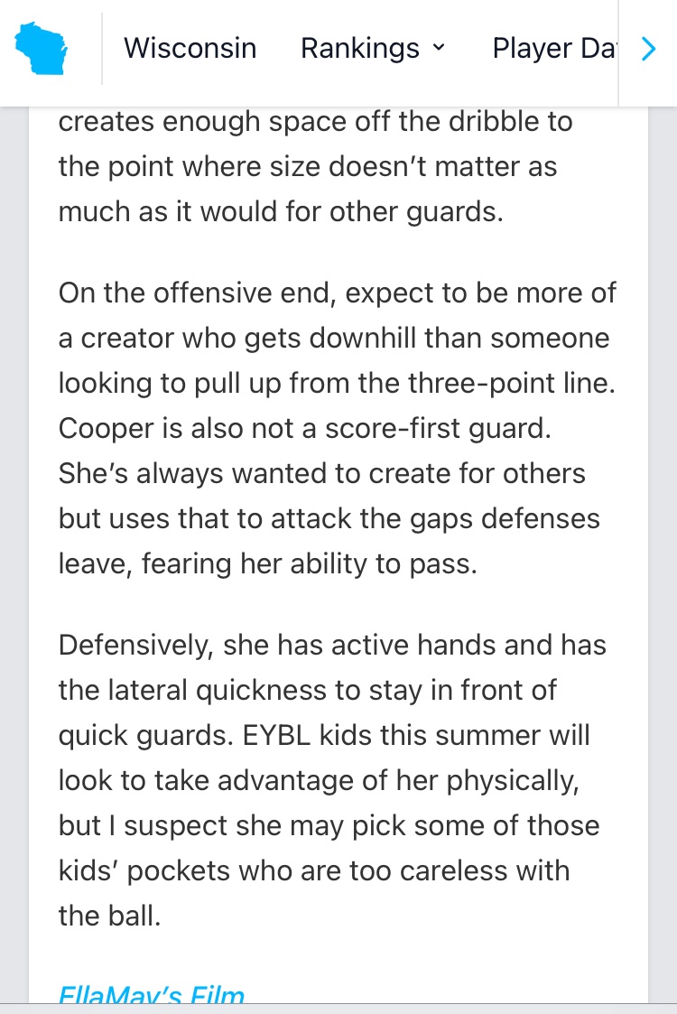 Thank you @BradyJ_Peterson for taking a look at my film and the write up. @WiFlightElite