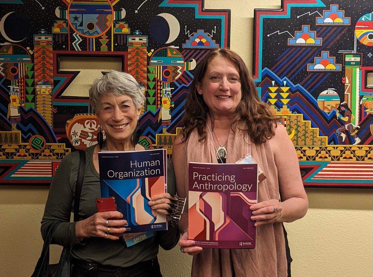 SfAA board meeting today and Lisa and I celebrate the first issues of HO and PA - we are so happy