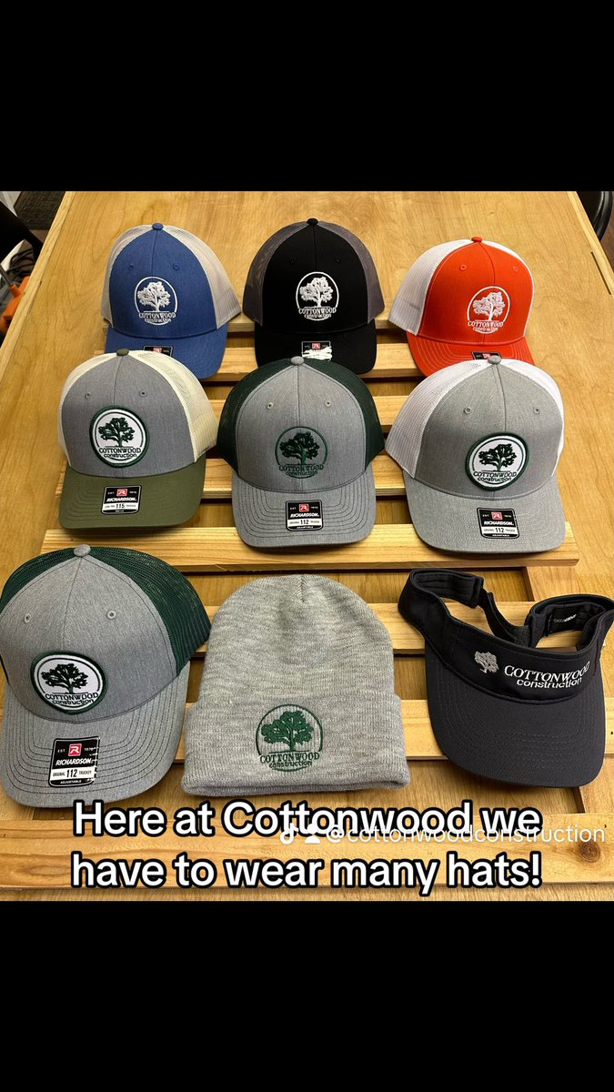 Here at Cottonwood we have to wear many hats! #demo #grading #foundations #footings #framing #roofing #windows #drywall #paint #trim #flooring #tile #decks #residentialconstruction #renovations #newhomebuilds #spartanburgsc #upstateSC