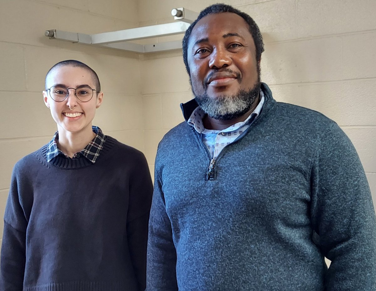 Dr. @dawappett arrived to tour the lab and campus and plan some science. Dr. Agbaglo successfully defended his dissertation and became the second PhD from my research group. A huge happy day!!!