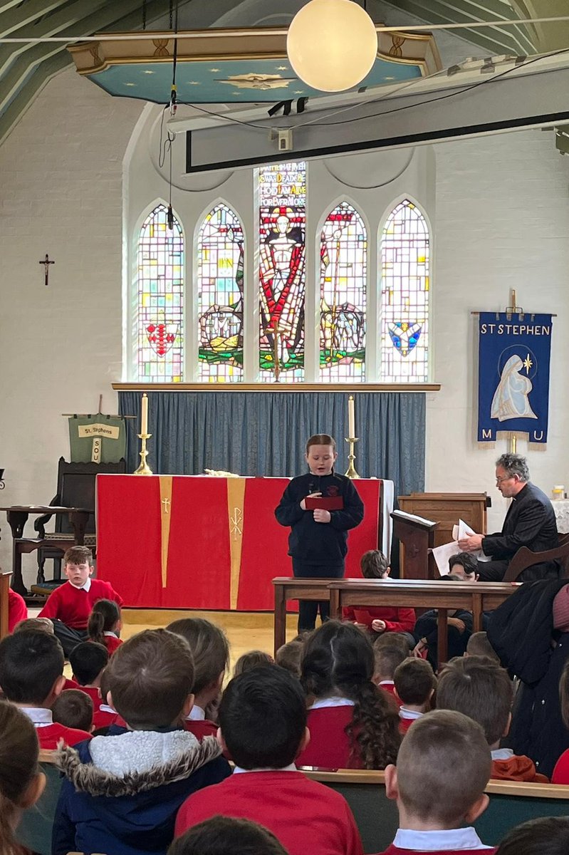 A lovely church service today reflecting on the key events of Holy Week, planned and led by Rev Peter and the children's Faith Team.