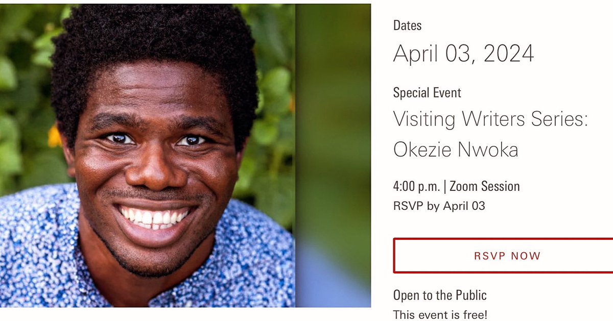 Please join me for my first west coast event (☀️☀️☀️) with the wonderful @otiscollege. I’m going to be reading from #GodofMercy and answering what I believe will be very meaningful questions. It’s going to be an affair. The event is virtual and you gotta register to get that 🔗.