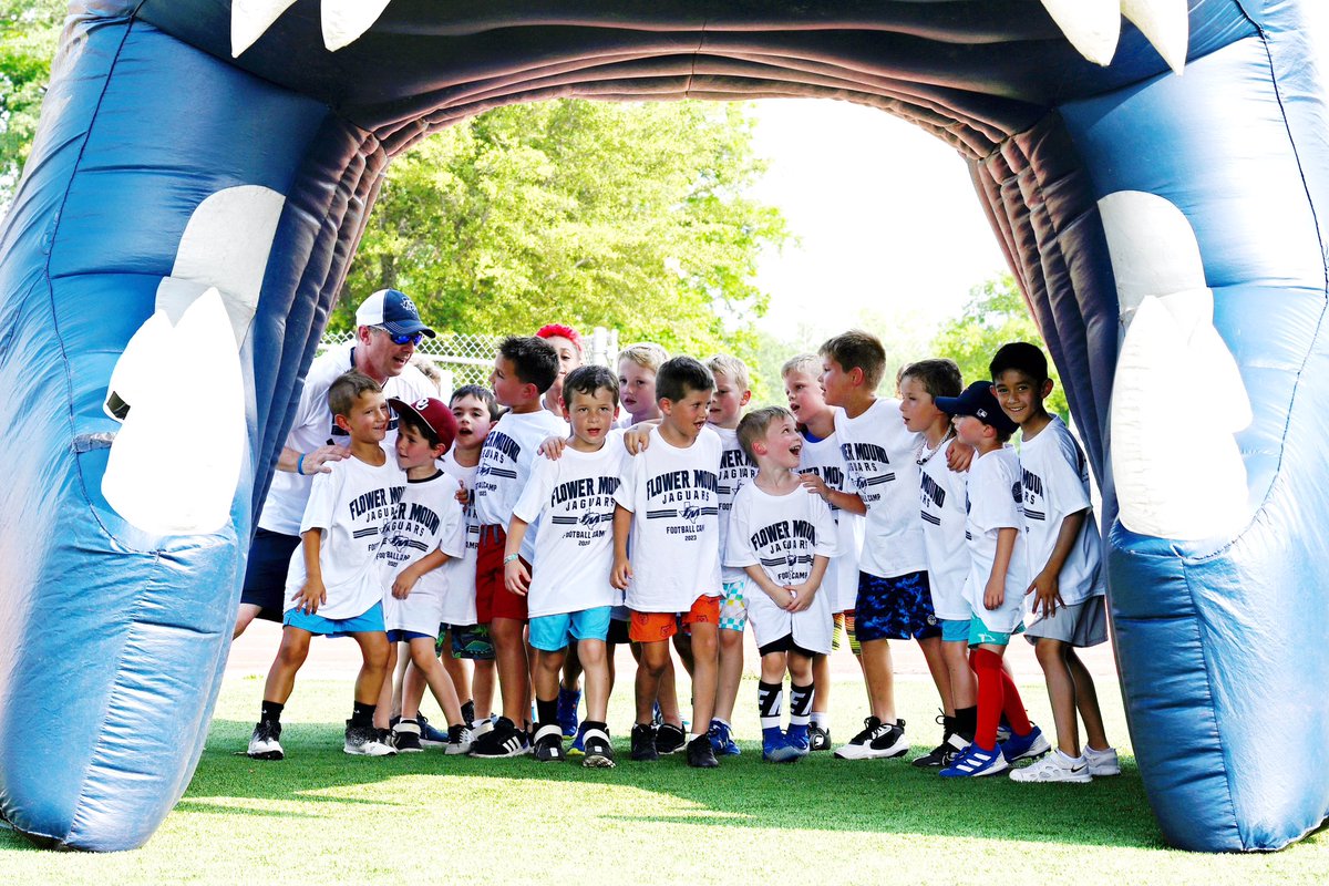 Registration is now open for the Flower Mound Jaguar Football camps this summer. Go to flowermoundfootballcamps.com to reserve your spot.
