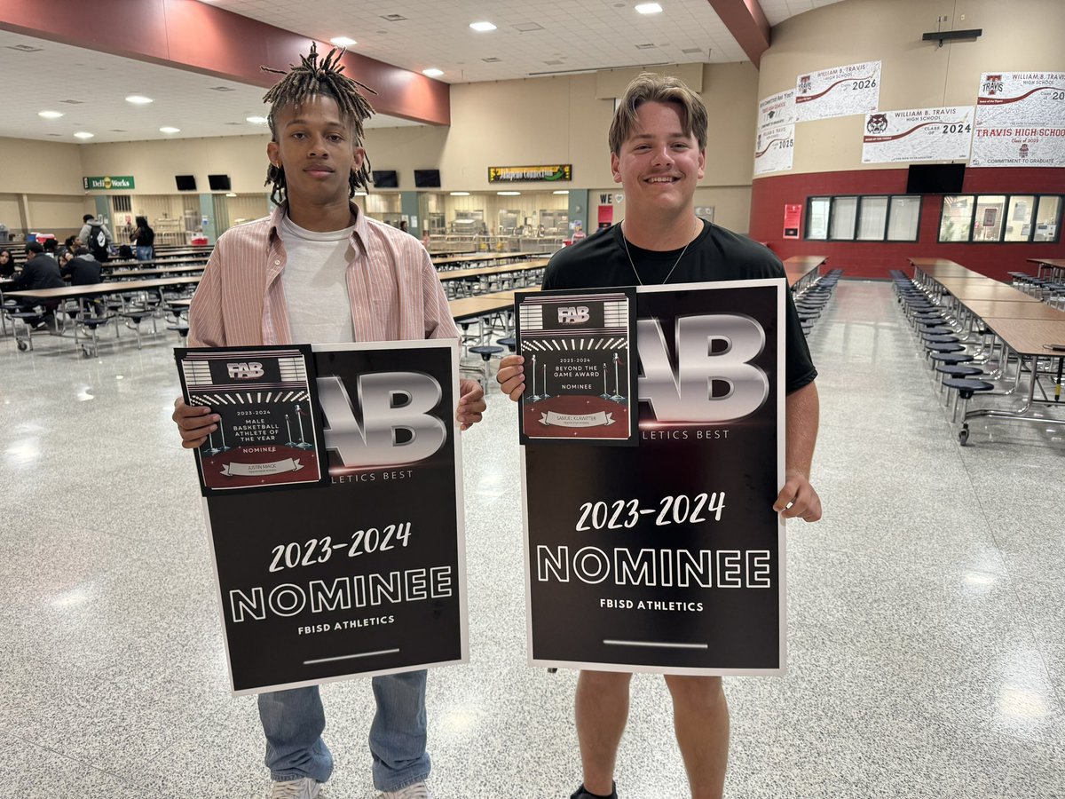 Congratulations to the following for being nominated:
Jay Jones- Athletic Trainer of the Year
Madysen Kinney- Cheer Athlete of the Year
Samuel Klawitter- Beyond the Game 
Justin Mack- Boys Basketball Athlete of the Year