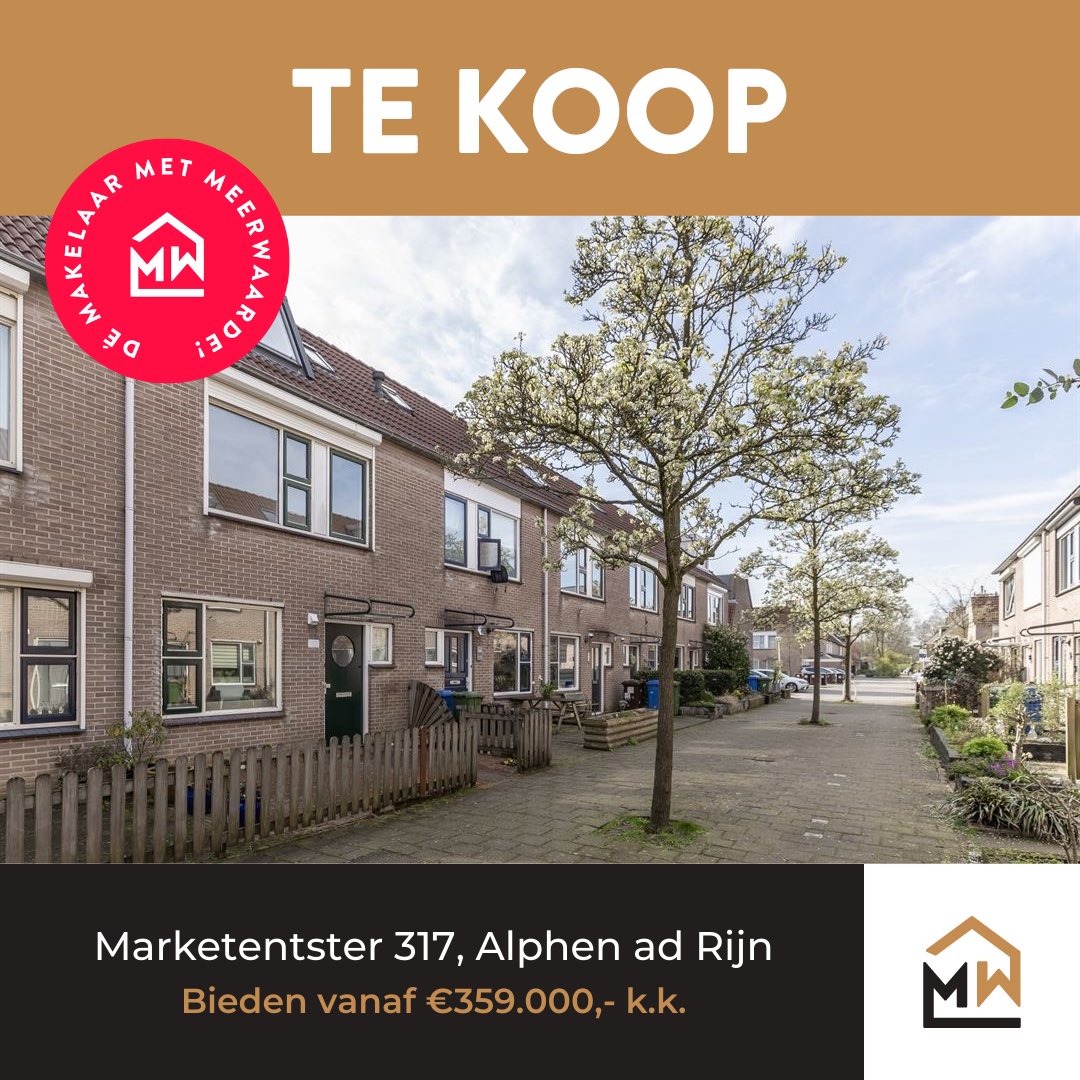 makelaarwolvers's tweet image. ⭐️NIEUW in de verkoop⭐️ Marketentster 317, Alphen a/d Rijn. Bieden vanaf € 359.000,- K.K. OPEN HUIS as zaterdag van 11.00 uur tot 12.30 uur VRIJE INLOOP! 🏠Leuke woning waar nog iets aan gedaan moet worden. 
Zie ik je zaterdag! #huistekoop #alphenaandenrijn #starters