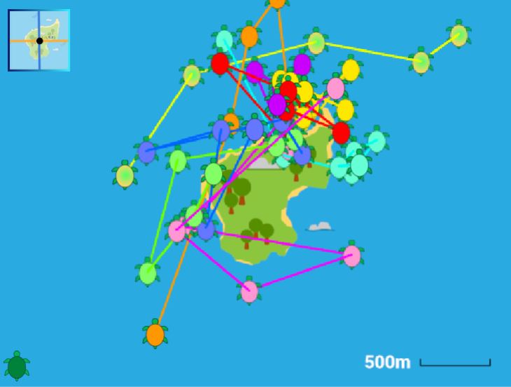 Students from 3rd Junior High School of Kifissia, are celebrating 'Earth Day 2024' with #Coding4Climate Ocean League. Protect the Sea Turtles, by tracking  the routes they follow through real Satellites’ data, around Poilão, an island in Africa. @scratch @RaspberryPi_org