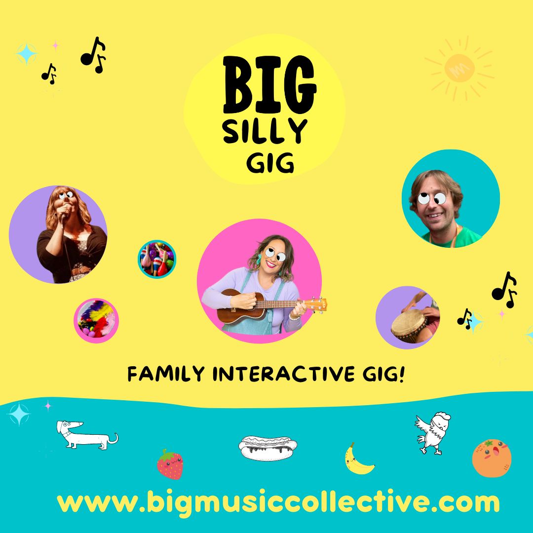 BIG SILLY GIGS ARE COMING TO ALIBI'S CENTRE FOR THE IMAGINATION 🥳 Join us on the 18th May at 10am. £9 per person. An energetic, fun and silly sing-a-long with live music, sensory props and percussion. FOR 4 – 7 YEAR OLDS buff.ly/3vF0S5U