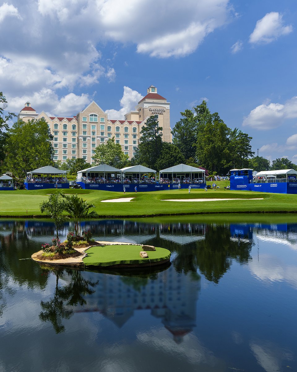 Book your SUITE at the SUITE SPOT on @Sedgefield1926's 15th hole overlooking the @clubwyndham Beach & 16th hole during the 2024 #WyndhamChamp! Suites at the mini @GrandoverResort are going fast! Reserve now: bit.ly/3TBjBrh
