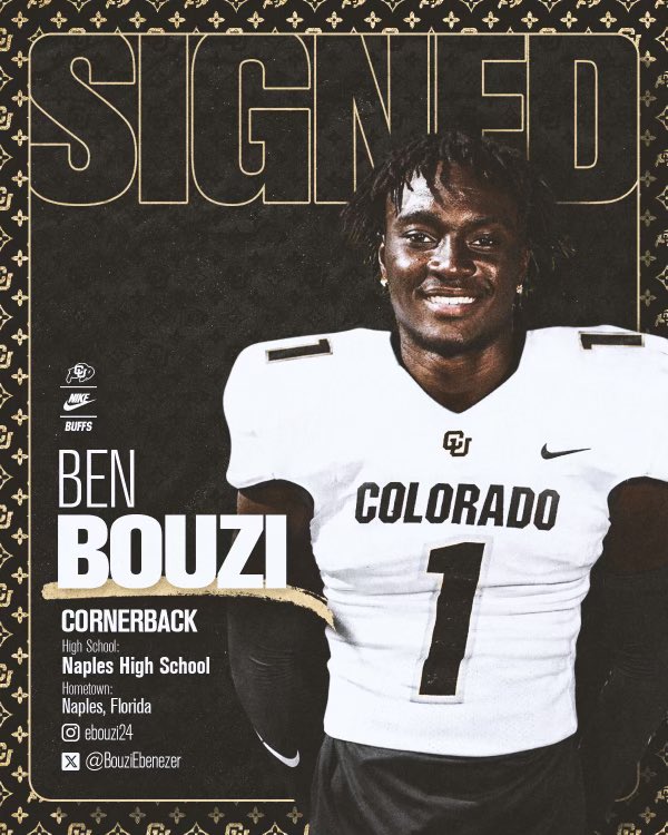 Words can't even explain how I'm feeling right now. I would like too start off by giving #AGTG. I also want to thank all the staffs @CUBuffsFootball for this opportunity. I would also like to thank my coaches and most importantly my family and my city for the support. #GoBuffs