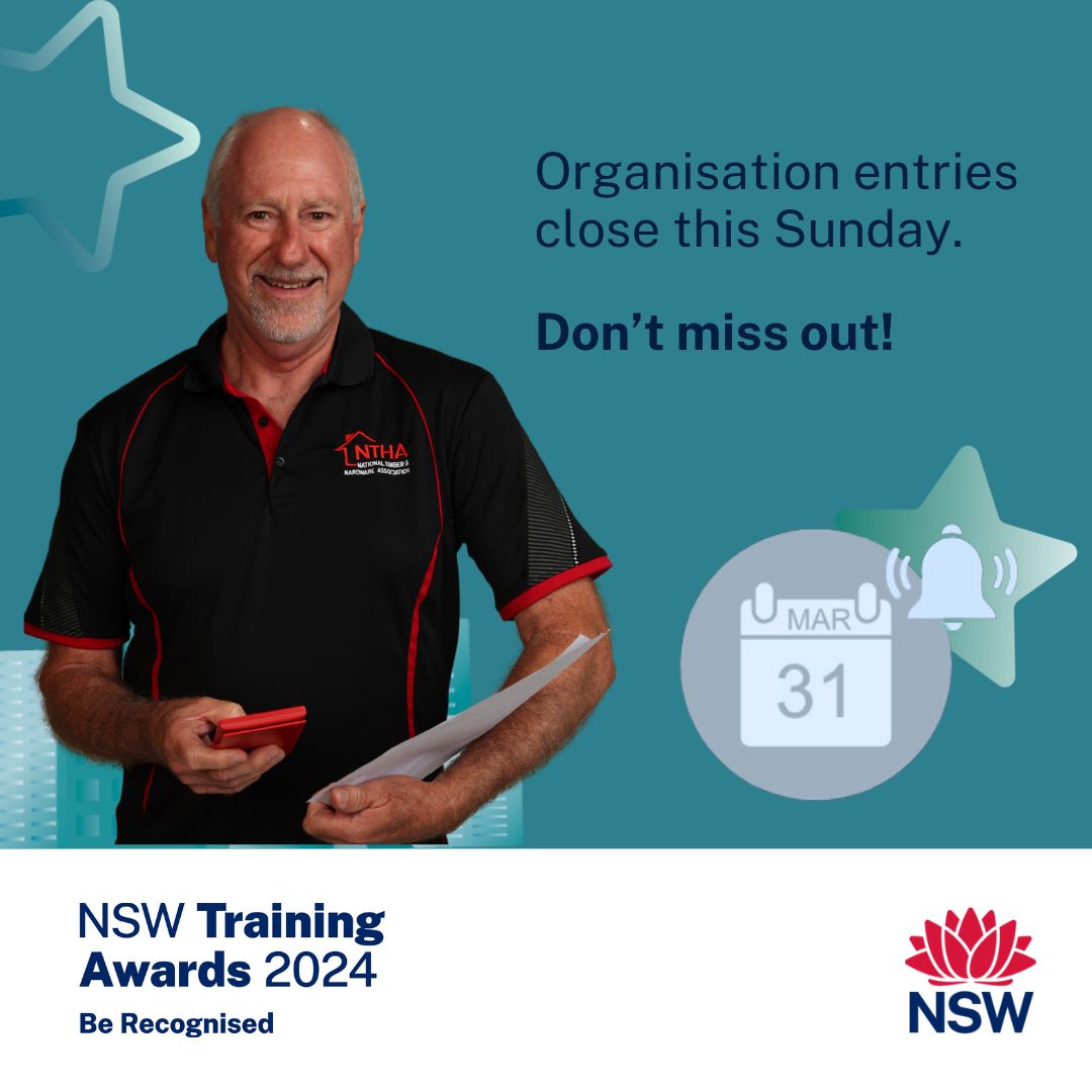 NSW Training Awards Applications are STILL OPEN for Organisation categories.🚀🎉 Does your business have a focus on Education & Training? 🛠️ You might be eligible for the NSW Training Awards. ⭐ Get your business recognised today 🏅 Apply NOW! 📝🔗 education.nsw.gov.au/skills-nsw/nsw…