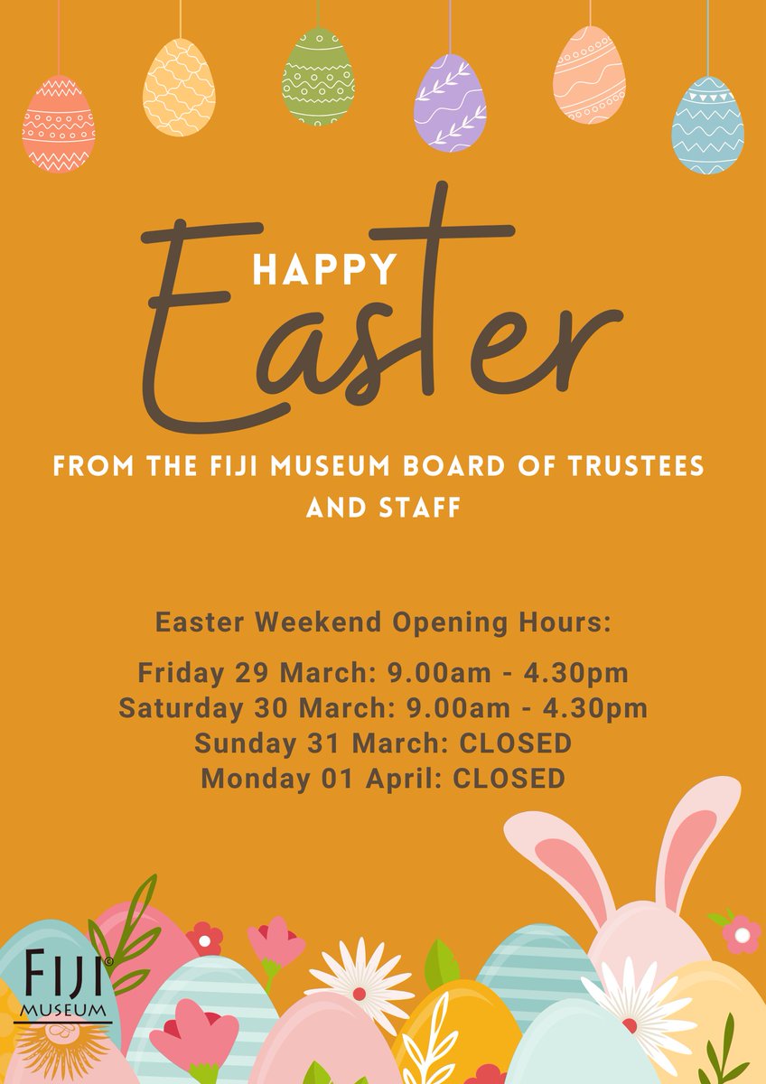 HAPPY EASTER! Your national museum is open on Good Friday and Easter Saturday - come pay us a visit for the chance to win a few prizes! Wishing all of our friends, communities and followers a safe and peaceful Easter.