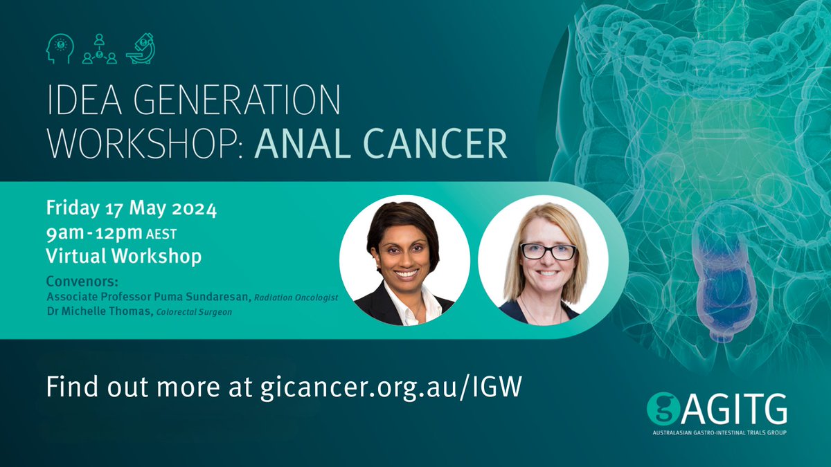 ONE WEEK TO GO! Submissions close on 4 April at 9 am for our Idea Generation Workshop on anal cancer so make sure you submit your idea today. #analcancer #oncology #GIcancer #opportunity #ClinicalTrials #CancerResearch