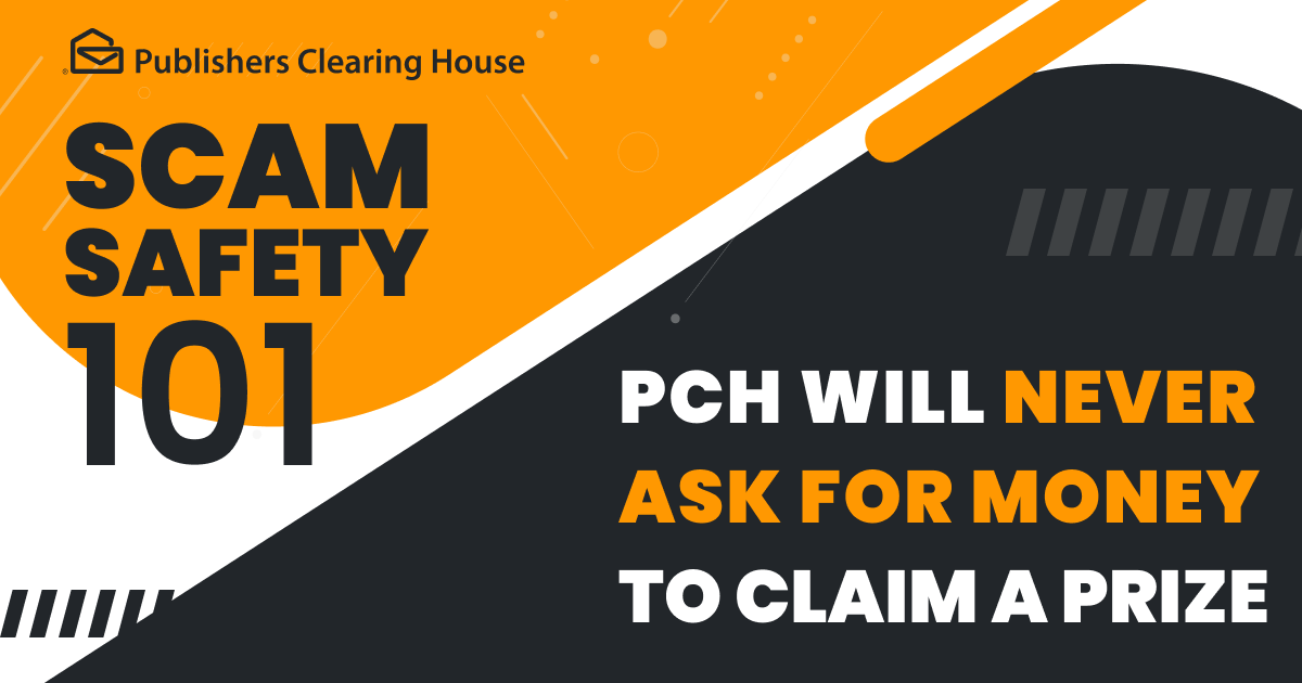 PCH will never ask for your personal information, 👎 we will never ask for money, 🙅 and we will not contact you ahead of time if you win a major prize! 📵 Only scammers do that! 😡 Watch this video to learn how to protect yourself: bit.ly/3IX6tYu