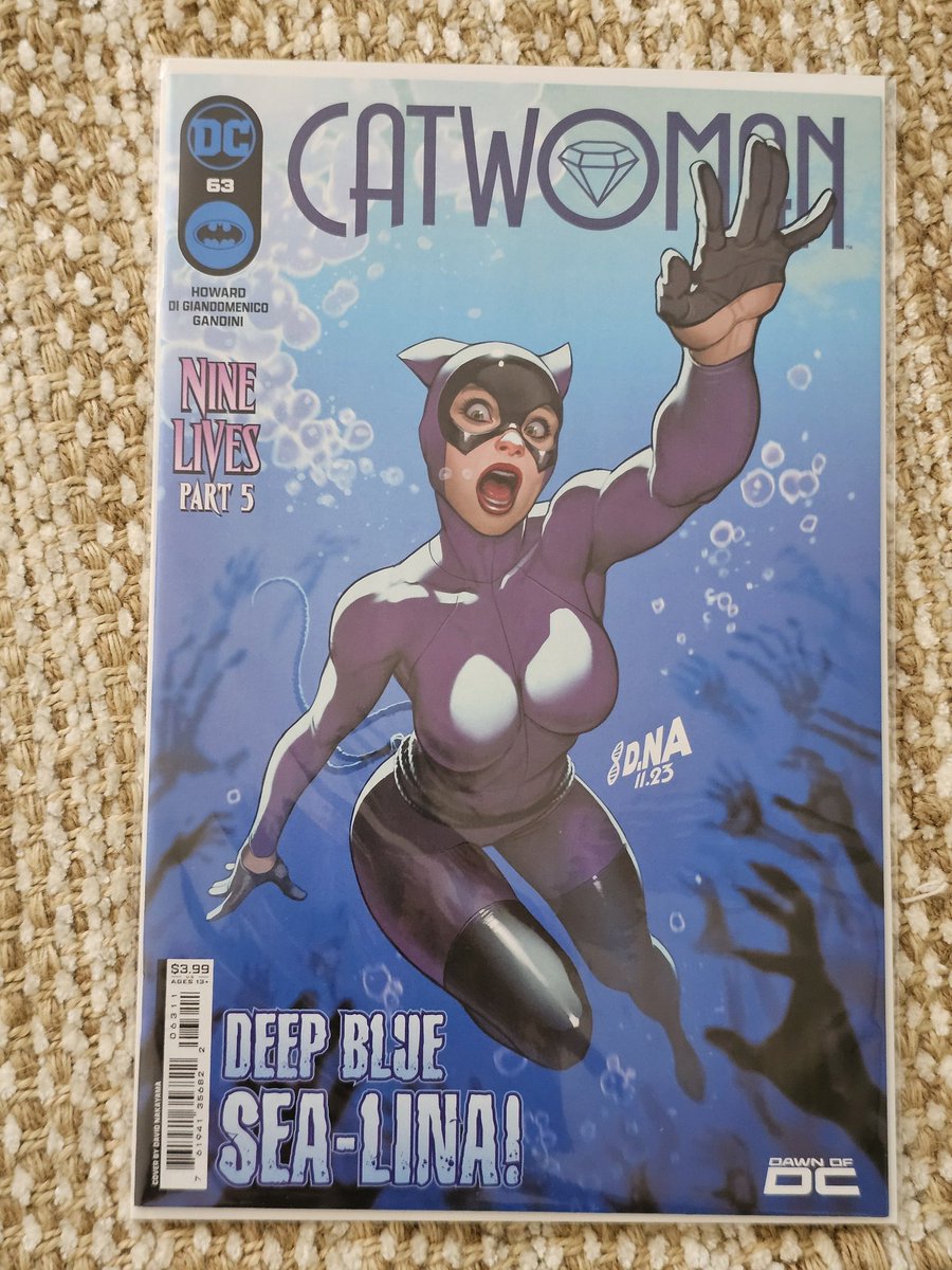 Portada de #Catwoman #63 por #DavidNakayama #DCcomics #MiColeccióndeComic portada parecida a la de un álbum 🤔