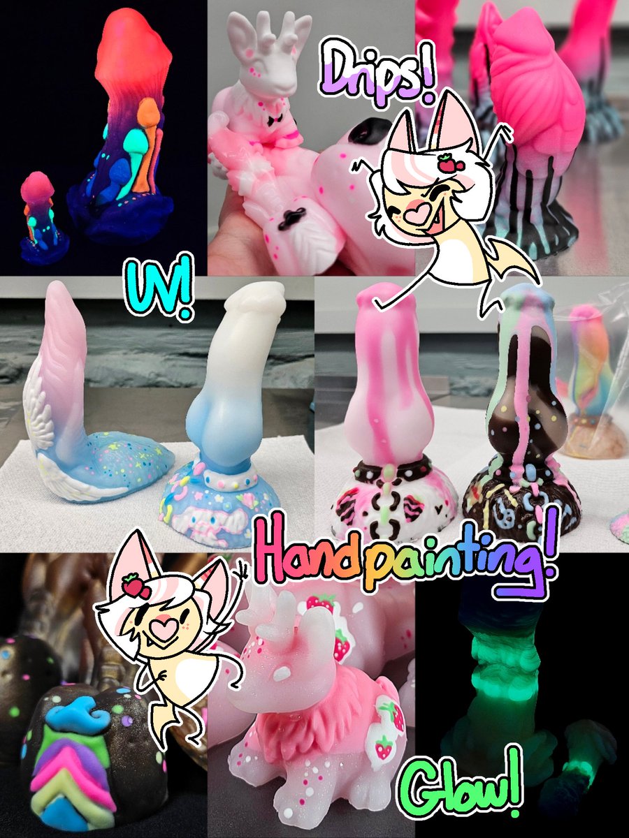 We hit 17k, it's time for a giveaway! ✨✨✨

Like this post, retweet it, and follow us to enter. Winner will get a guided surprise poured by <a href="/BattyBombshell/">Bat</a>, you get to submit a prompt and they will create a pour inspired by it on one of our toys in a size/firmness of your