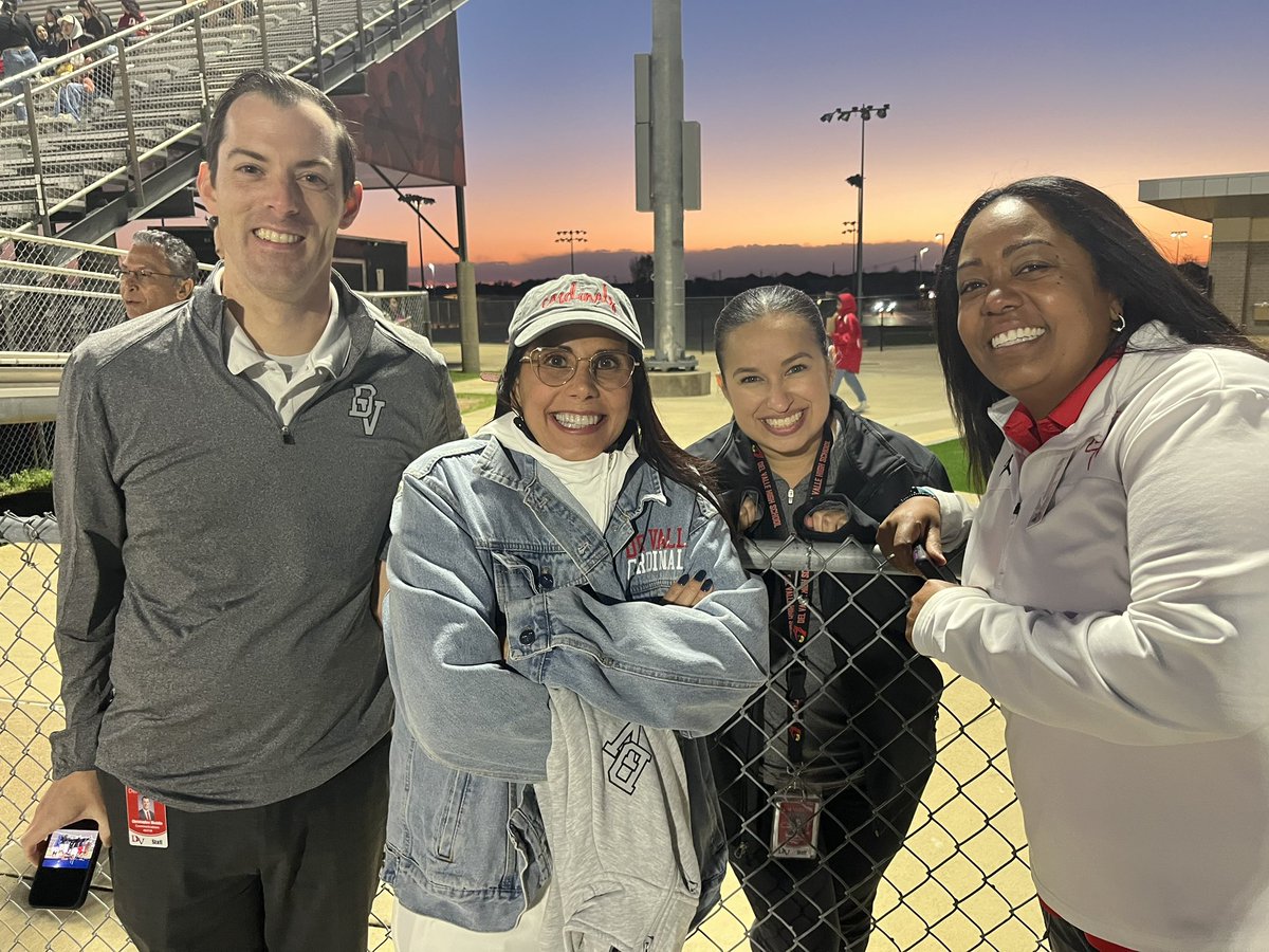 Supporting @dvsoccer last night. Not the outcome we wanted, but we are proud of our Cardinals on a great season! @DelValleISD