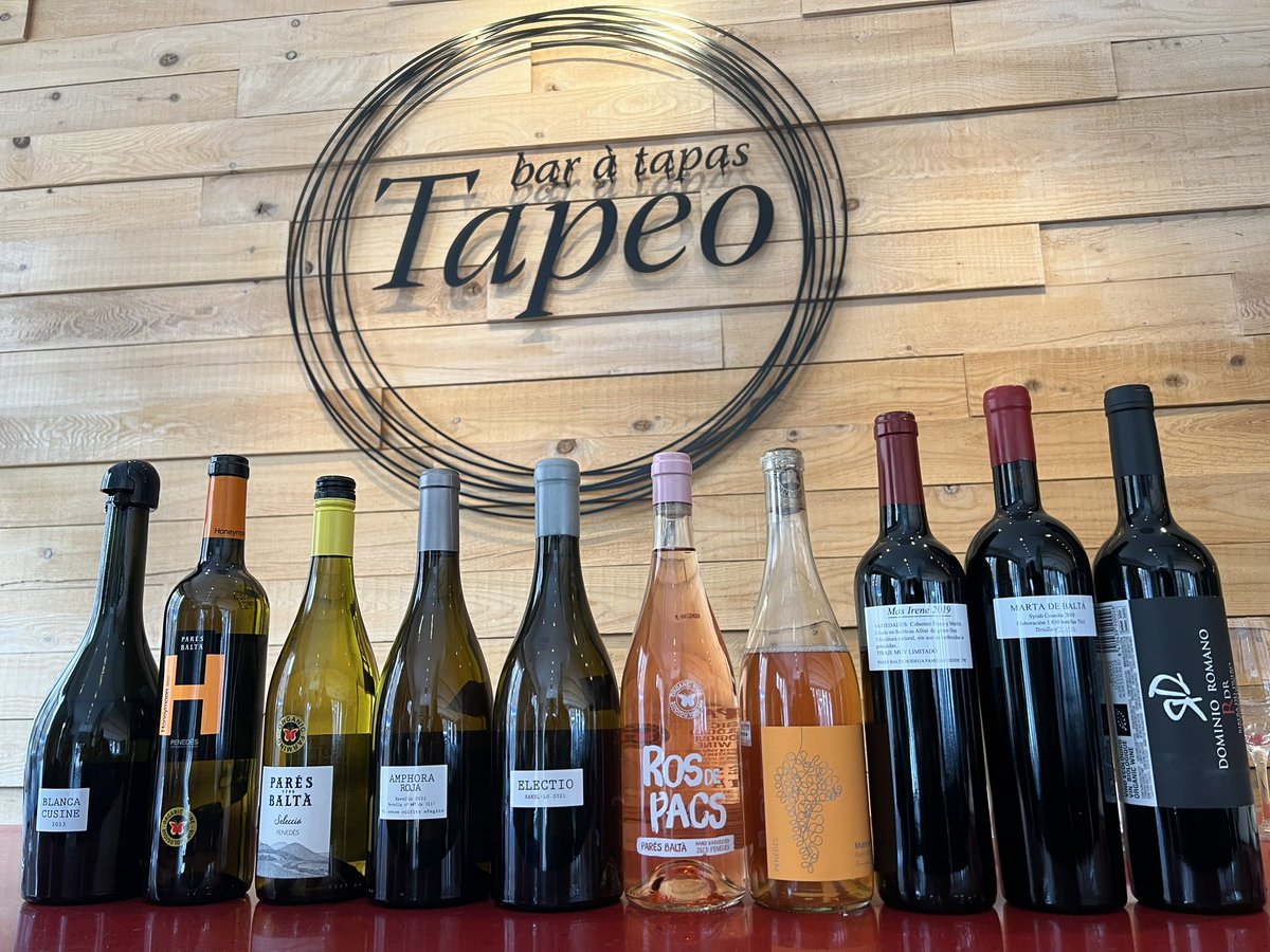 #wine line up with our friend and collaborator since day one @paresbalta @noble_selection @LaSAQ_officiel #Tapeo soon 20 years 🥳🇪🇸