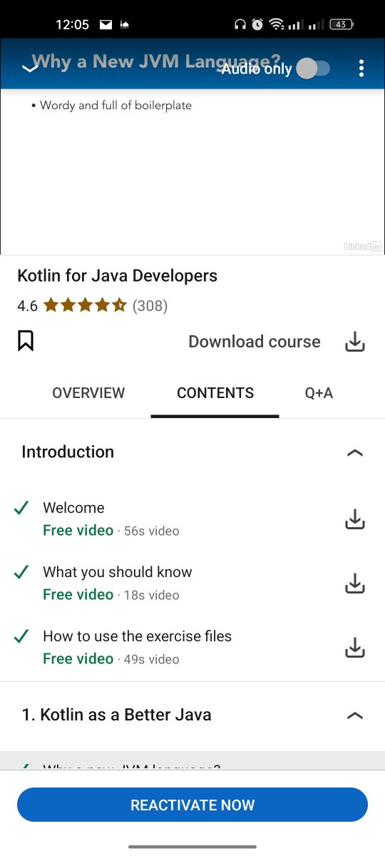 developer_Karim's tweet image. #30NitesOfCode Day 27, 28
Learning Kotlin