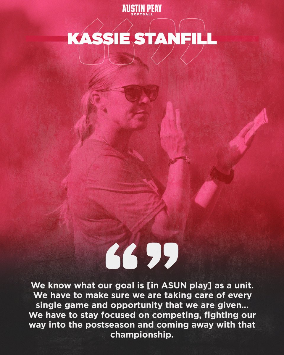 Miss any of tonight's action on the Austin Peay Coaches Show? Here are a couple quotes from head coach @KassieD23 and senior catcher @meaajordann!🎩🥎 #Team39 | #LetsGoPeay