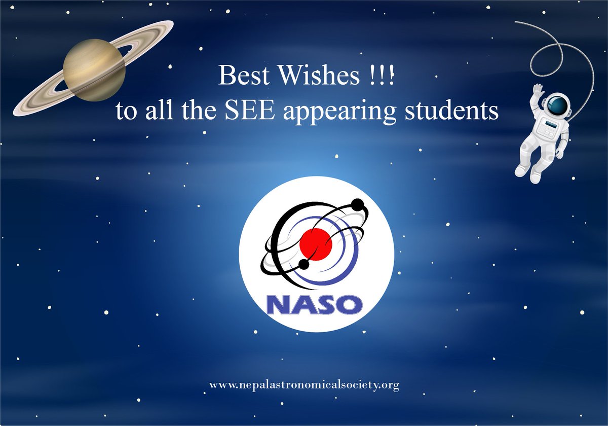 Best wishes to all the students appearing for the SEE starting from today. #NASONepal #see2080 #Nepal