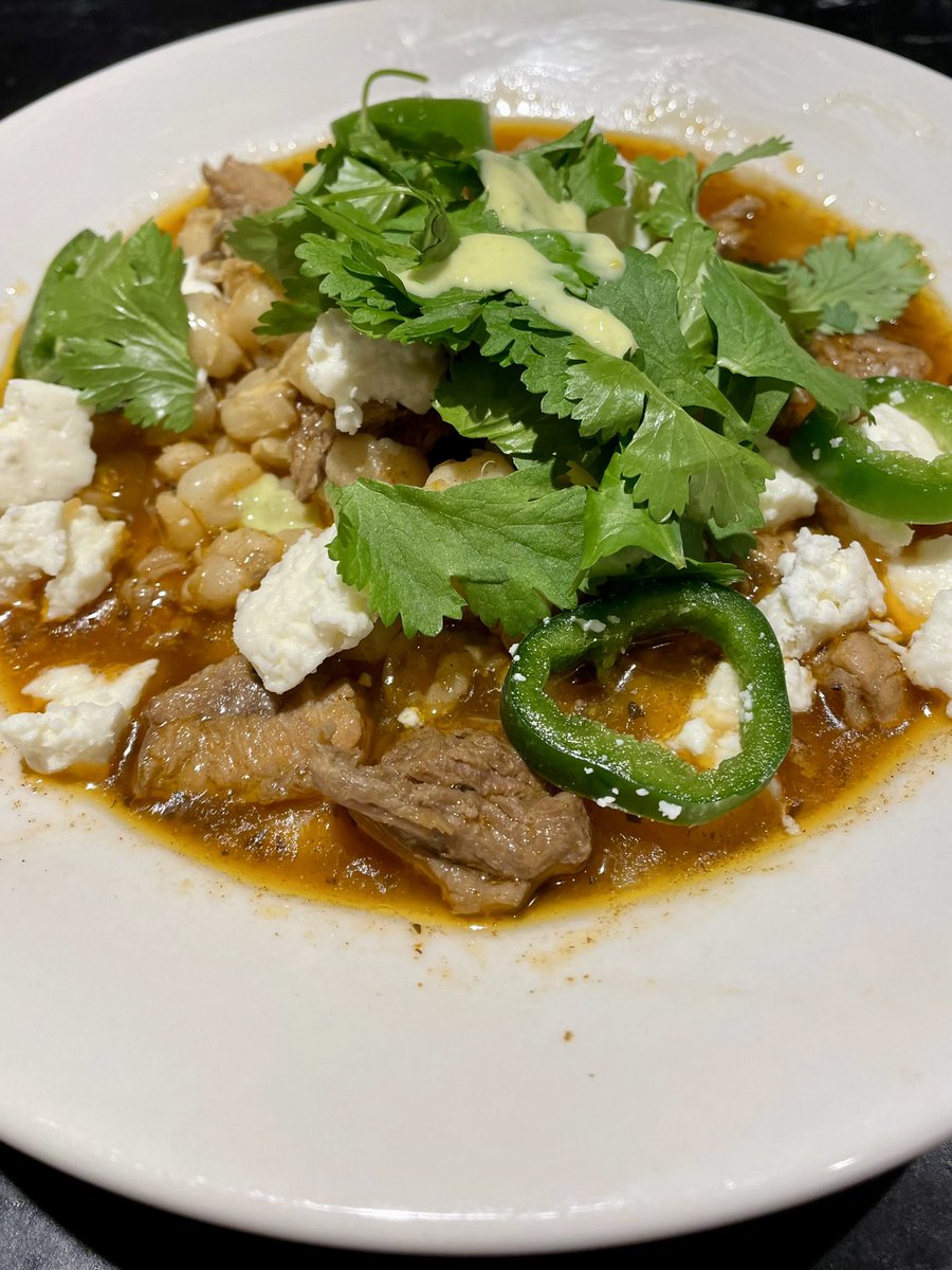 Posole with @RanchoGordo hominy