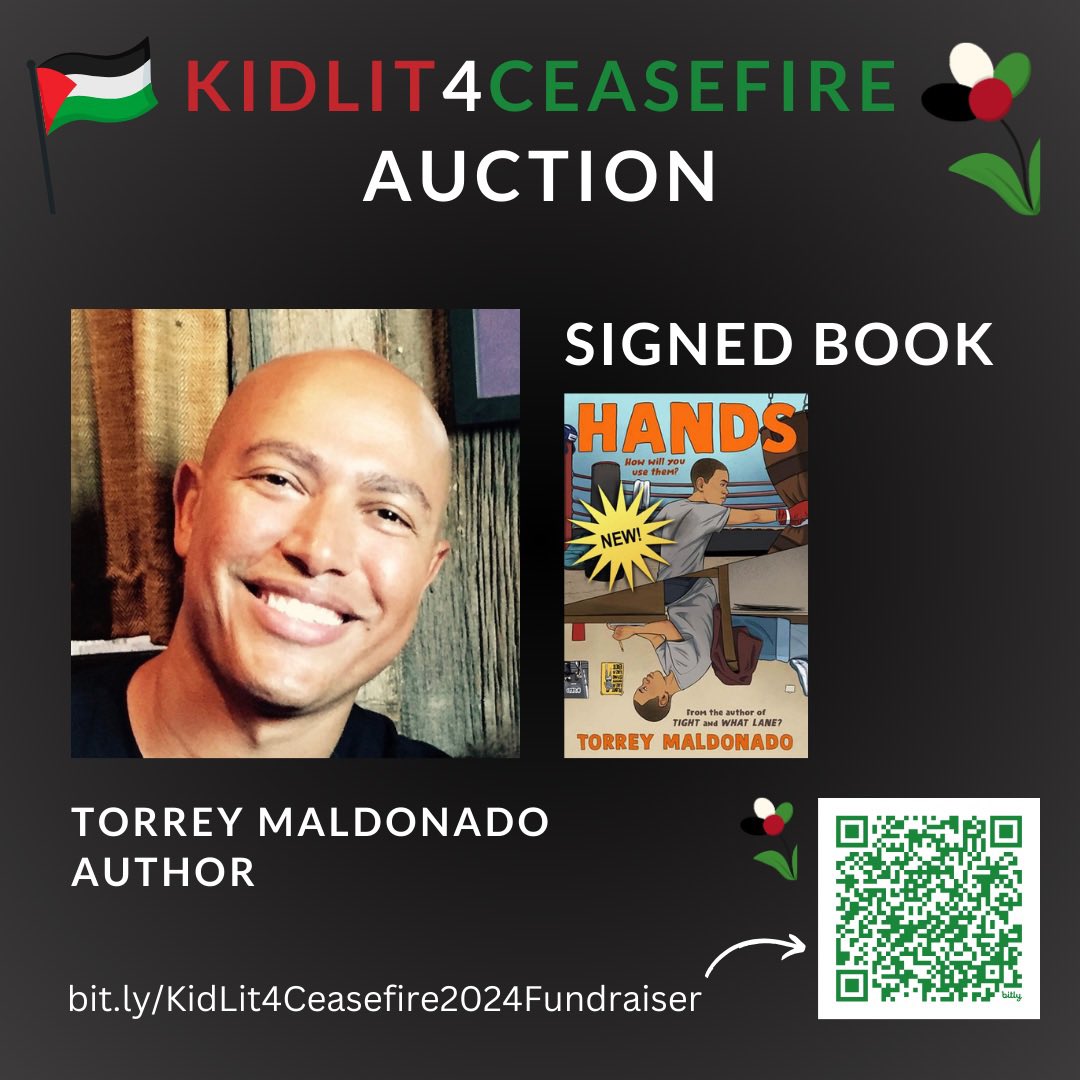 I’m making a 2nd donation to the #KidLit4Ceasefire. Your own Hands how you want it personalized. Other industry professionals are offering things. Fundraising dates: 3/25 - 4/10. Donations go help Gaza, Sudan, & Congo. Thanks @sandraproudman for creating this vital fundraiser.