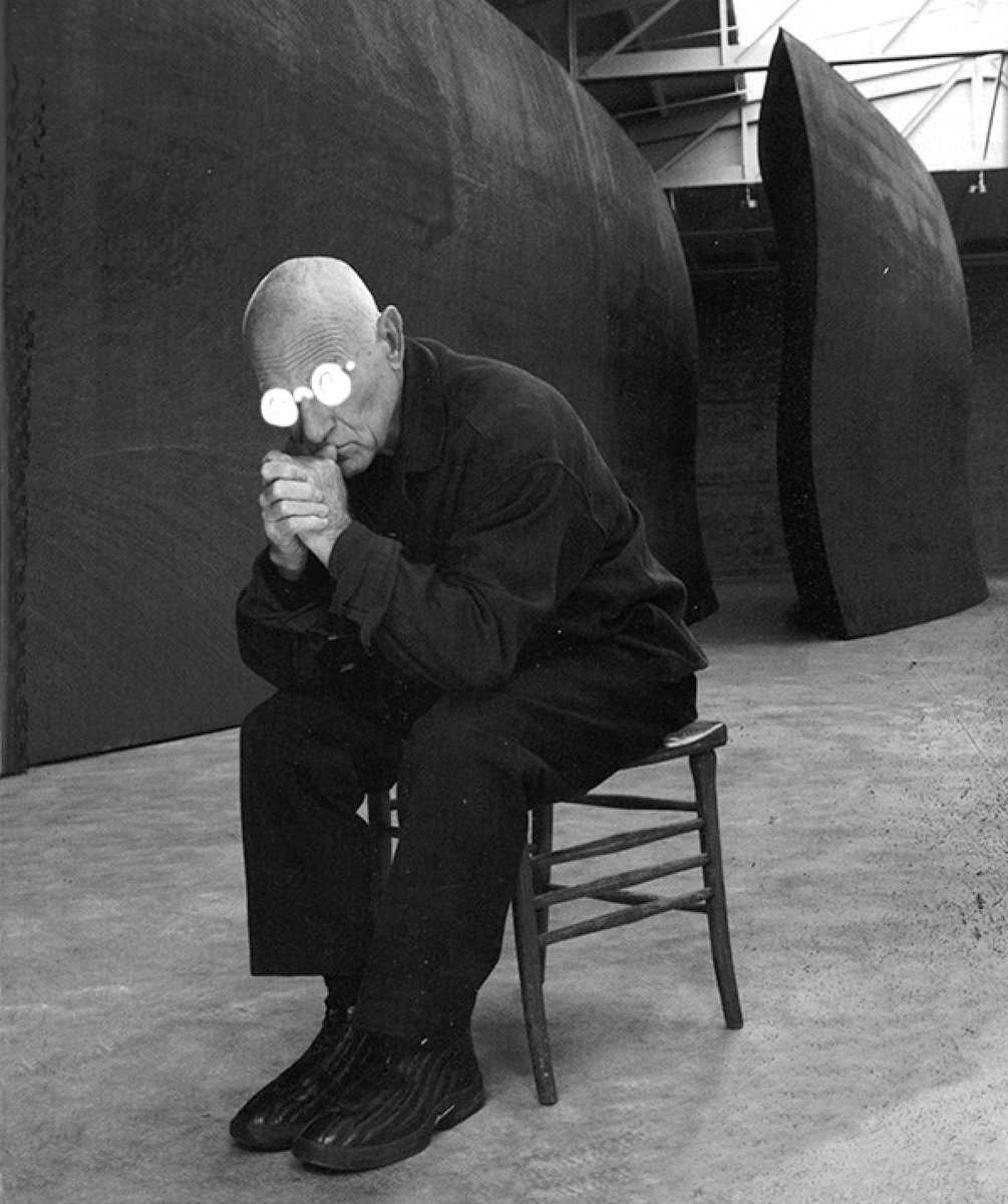 'For the most part, artists don't get involved with beauty… And if beauty happens, it's a residue of their involvement in the particularities of communicating something to someone else.' —Richard Serra, RIP