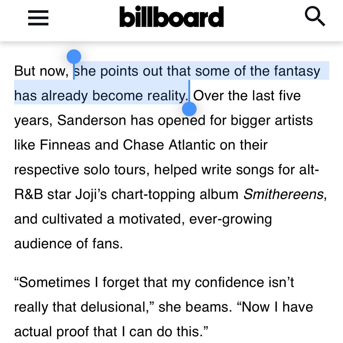 LaurenSanderson's tweet photo. THANK YOU BILLBOARD 🖤🖤 this made me cry today
https://t.co/nLRVkPnInZ
@billboard https://t.co/6vnJGqPCPX