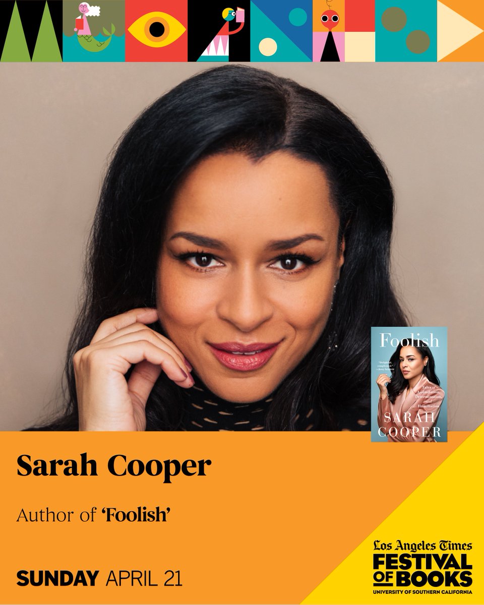 Writer and comedian @sarahcpr is coming to #bookchella! 🤣 Catch her on the “Standup and Listen” panel April 21 with Aida Rodriguez, @youngsinick, and @dulcesloan, moderated by @njacksonjourno! 📚 GA reservations open up April 14 at latimes.com/fob!