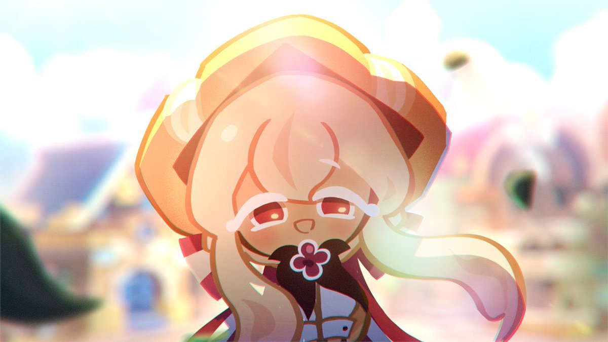 “I’m always here to help in the Town Square!” 💖✨ I voice Caramel Choux Cookie in Cookie Run: Kingdom!! She is SO cute and SO lovely and I’m rlly happy 🥹💕 Hope folks enjoy the Town Square event; let me know if you manage to get her!