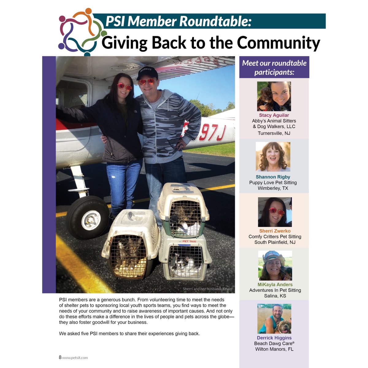 BeachDawgCare's tweet image. Exciting news! Derrick is featured in the latest Pet Sitters International's magazine for his work - Giving Back to the Community and Charitable Causes. 
Check out the full article on Derrick's website in the press section:
beachdawgcare.com

#CommunitySupport #PressFeature