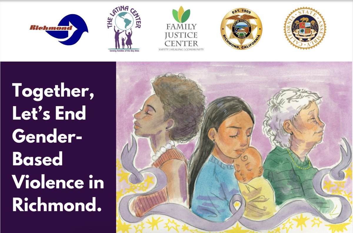 📢 TOMORROW (3/28, 10am)📢 Join us, along w/@LatinaCenter, @CCFamilyJustice, @CA_Richmond for the launch of the Richmond Task Force to End Gender Based Violence, and help us shape the plan to end GBV in Richmond. All are welcome — details/registration: mailchi.mp/d41cc66751ad/r…