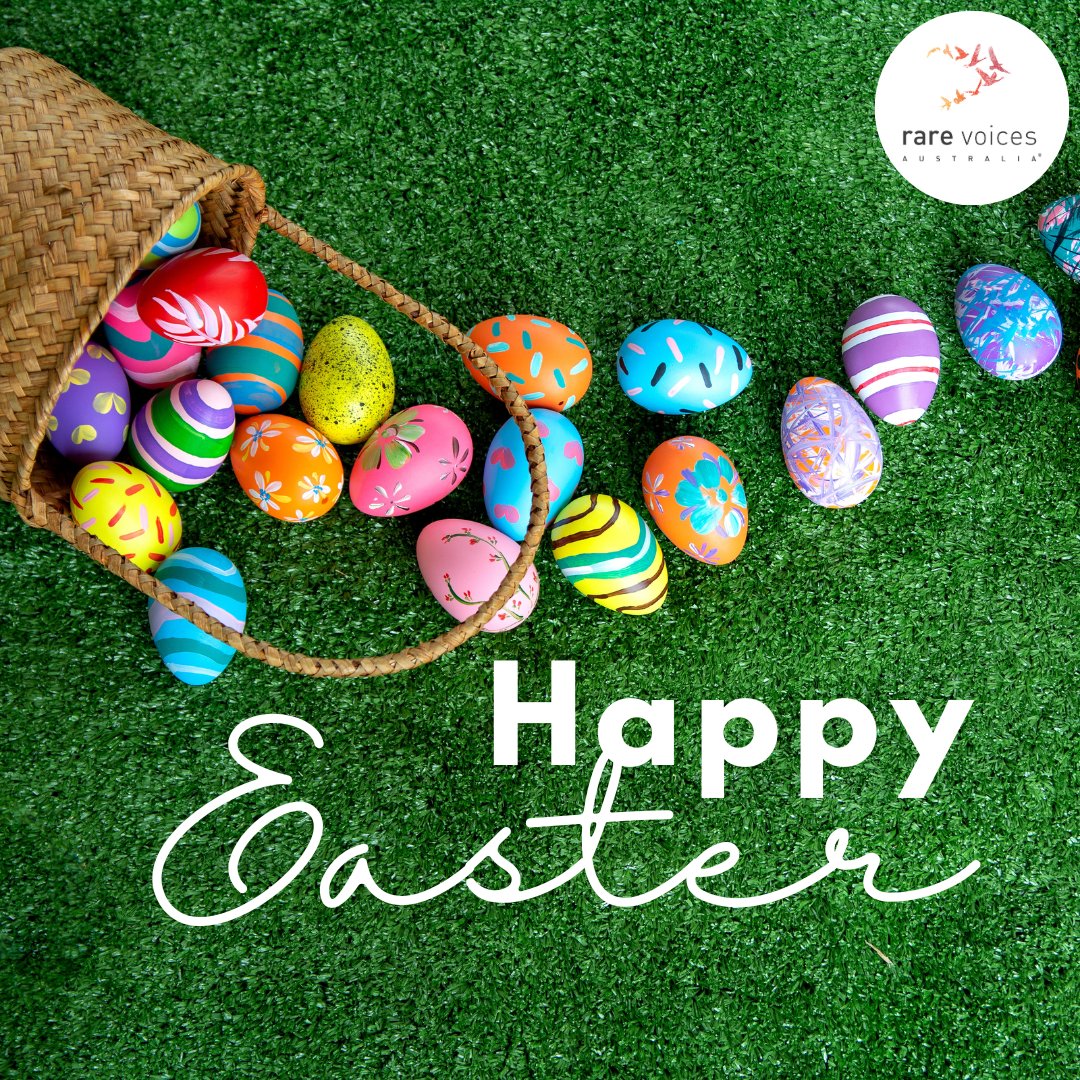 Happy Easter to those celebrating from the team at Rare Voices Australia! 🐇🥚