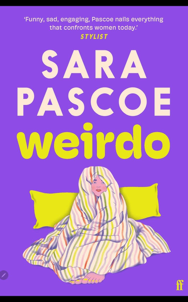 Marian Keyes (@mariankeyes) on Twitter photo Oh my Godddd!!! <a href="/sarapascoe/">Sara Pascoe</a>'s #Weirdo is INTENSE, also BRILLIANT. The thwarted confusion/rage of a woman living in a world designed for men, it's SO dark. But also FUNNY and forensically astute.
Definitely not your average (A huge compliment)
#MarianRecommends Oh my Godddd!!! <a href="/sarapascoe/">Sara Pascoe</a>'s #Weirdo is INTENSE, also BRILLIANT. The thwarted confusion/rage of a woman living in a world designed for men, it's SO dark. But also FUNNY and forensically astute.
Definitely not your average (A huge compliment)
#MarianRecommends