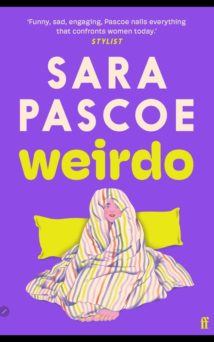 Oh my Godddd!!! @sarapascoe's #Weirdo is INTENSE, also BRILLIANT. The thwarted confusion/rage of a woman living in a world designed for men, it's SO dark. But also FUNNY and forensically astute. Definitely not your average (A huge compliment) #MarianRecommends