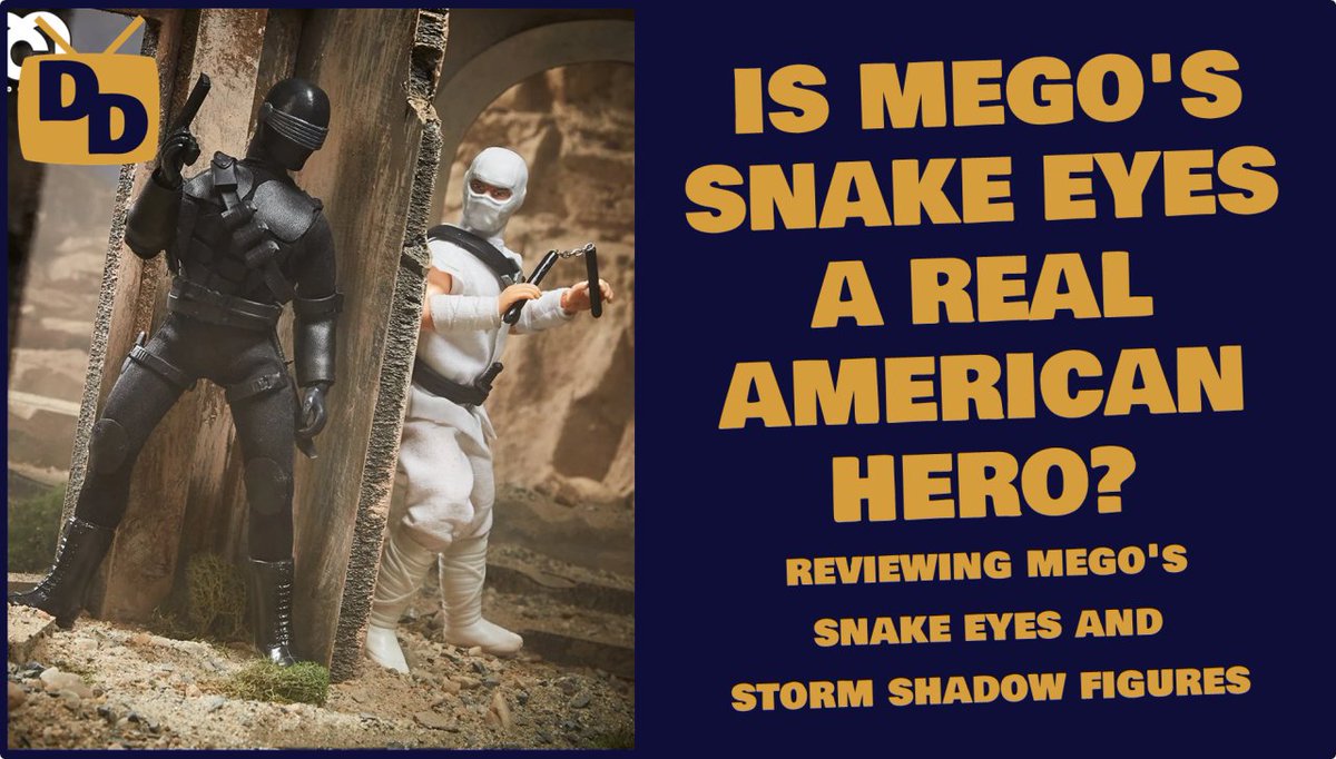 Today in Dad's Den of Pop Culture I'll let you know how cool the MEGO Snake Eyes and Stormshadow are - and knowing is half the battle!

#MakeMineMego #GIJoe 

Video link in comments 👇