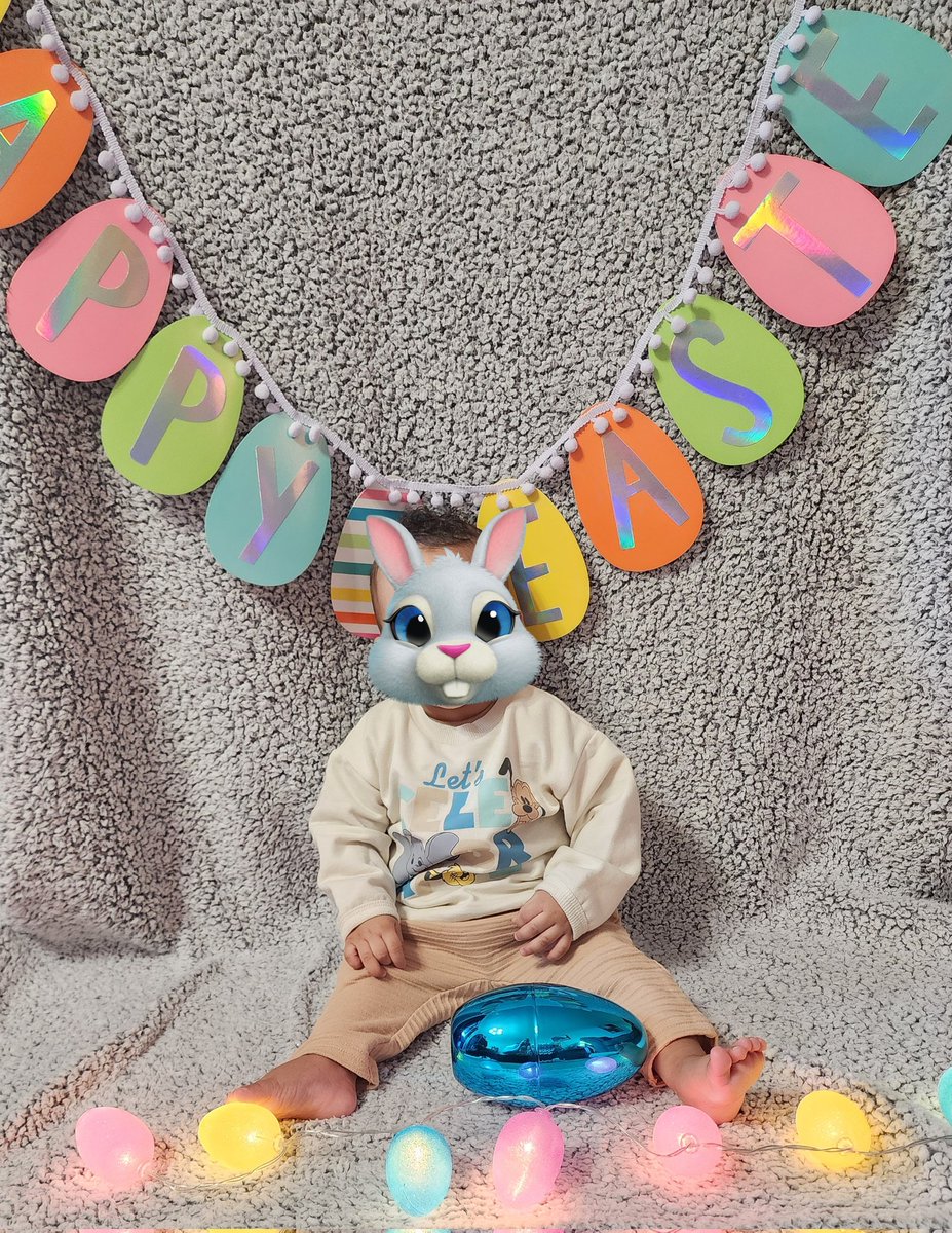 KrissyNliam's tweet photo. Hoppy Easter from this little bunny!🐰💙 #babyoutsider #HappyEaster2024 #babysfirstEaster #mybabyboyisgrowing #cutestlittlebunny #NigerianCanadianboy #Igboboy #mamaoutsider #mixedbaby https://t.co/1rtjmQWBWX