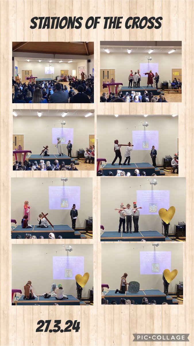 A huge well done to our KS2 children for their dedication and commitment in presenting such a moving experience of the Stations of the Cross. A beautiful way to engage with the solemnity and significance of Holy Week @BishopPMcKinney @OLOLCatholicMAT @NDCYS