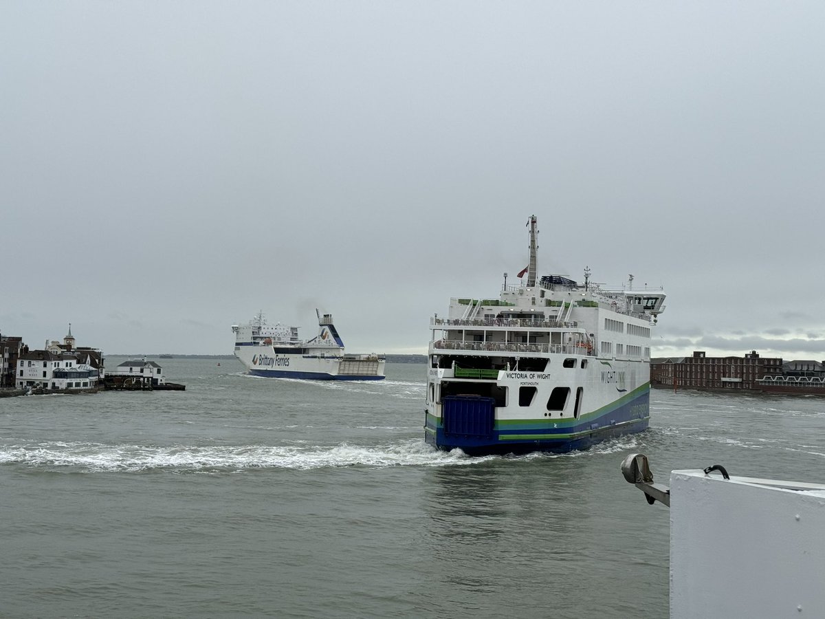 A two ferry day today… Wightlink first and then Woolwich ferry this afternoon!