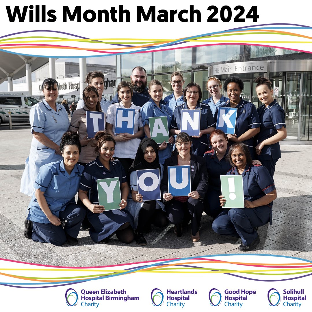 💜As #FreeWillsMonth comes to an end, we’d like to say thank you to the many supporters who choose to remember us when leaving a gift in their will. For more information about leaving a gift in your will to support your local hospital, please visit ➡️ hospitalcharity.org/giftsinwills