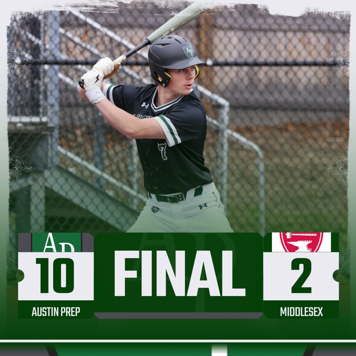 Congratulations to @AustinPrepBase on their big W today at their home opener vs Middlesex!! #unitas #winningculture