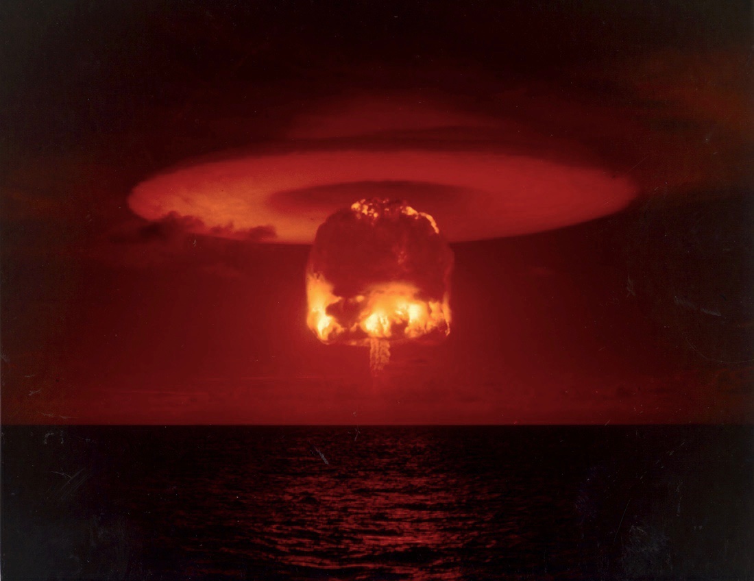 «Castle Romeo» thermonuclear explosion, 11 Megatons, Bikini atoll, 27 March 1954.